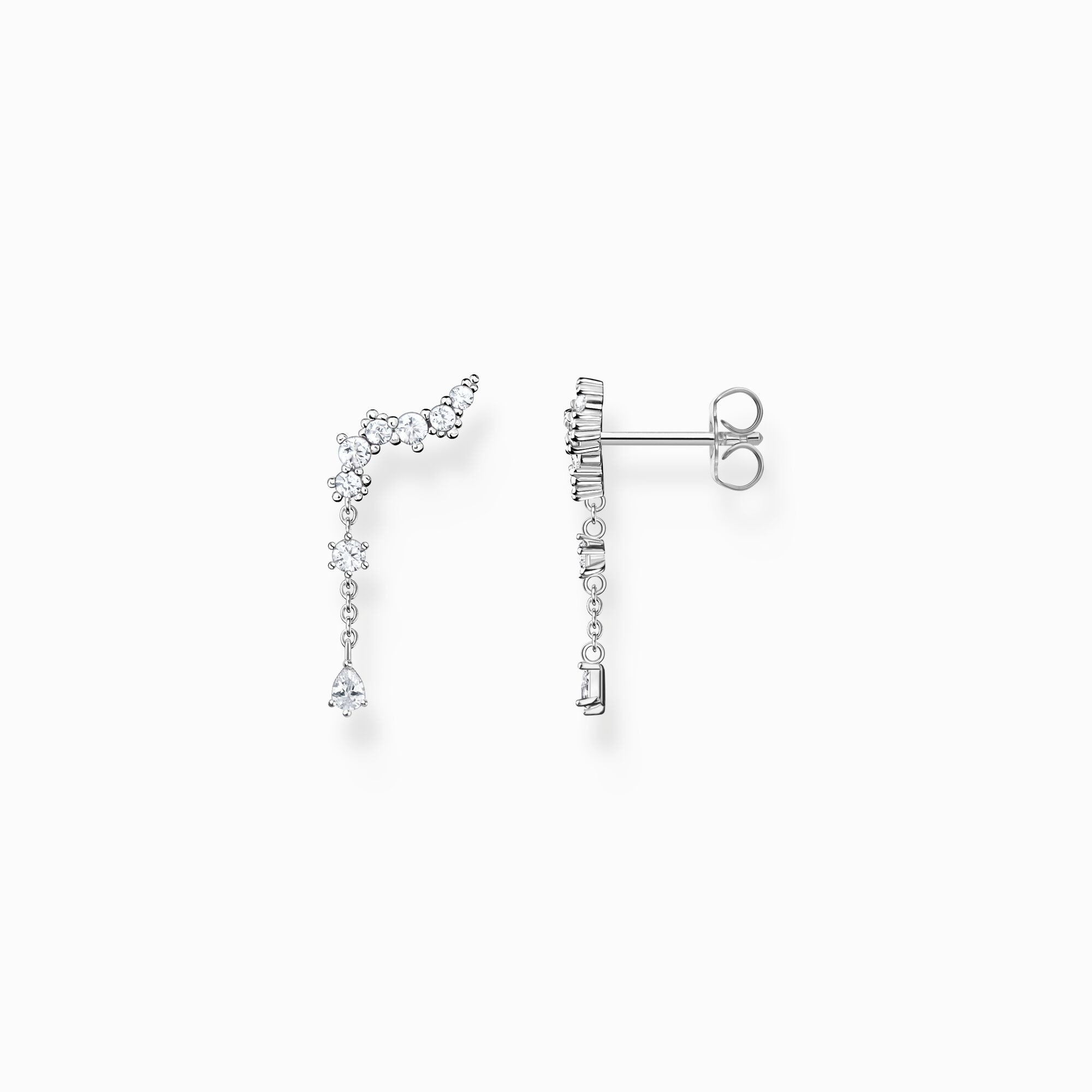 Ear climber ice crystals silver from the Charming Collection collection in the THOMAS SABO online store