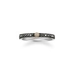 Anillo Eternity diamantes negros de la colección  en la tienda online de THOMAS SABO