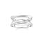 Ring wave with white stones from the  collection in the THOMAS SABO online store