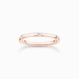 Ring mit wei&szlig;en Steinen ros&eacute;gold aus der Charming Collection Kollektion im Online Shop von THOMAS SABO