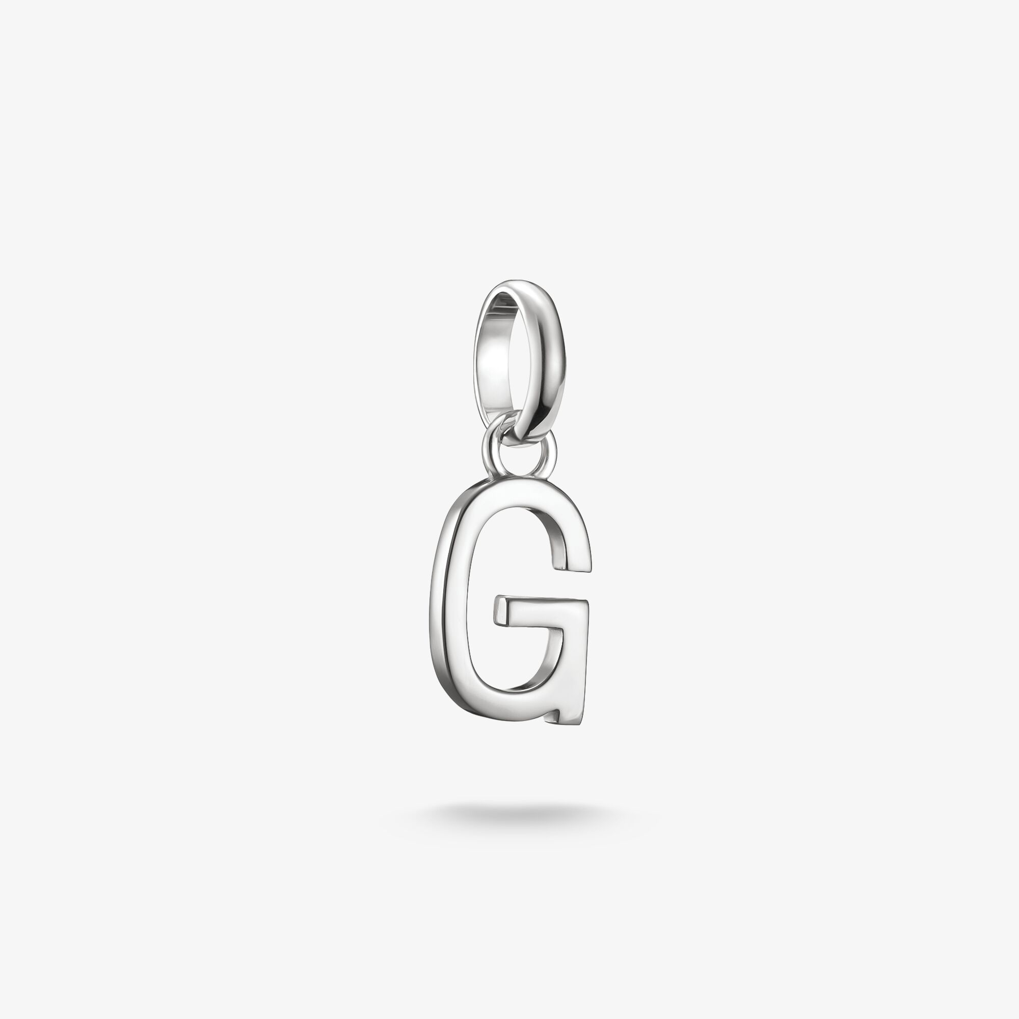 THOMAS SABO Pendentif Charm lettre G Connect argent, Argent sterling, Taille: one size, femme