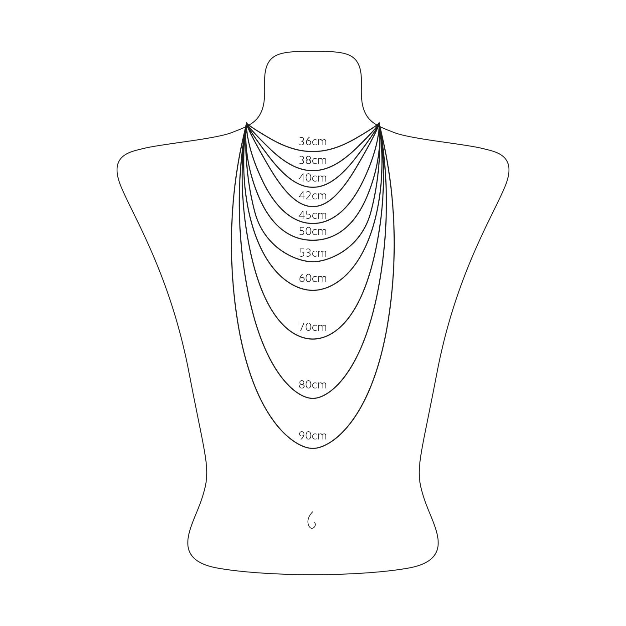 Chain Necklace Length Chart