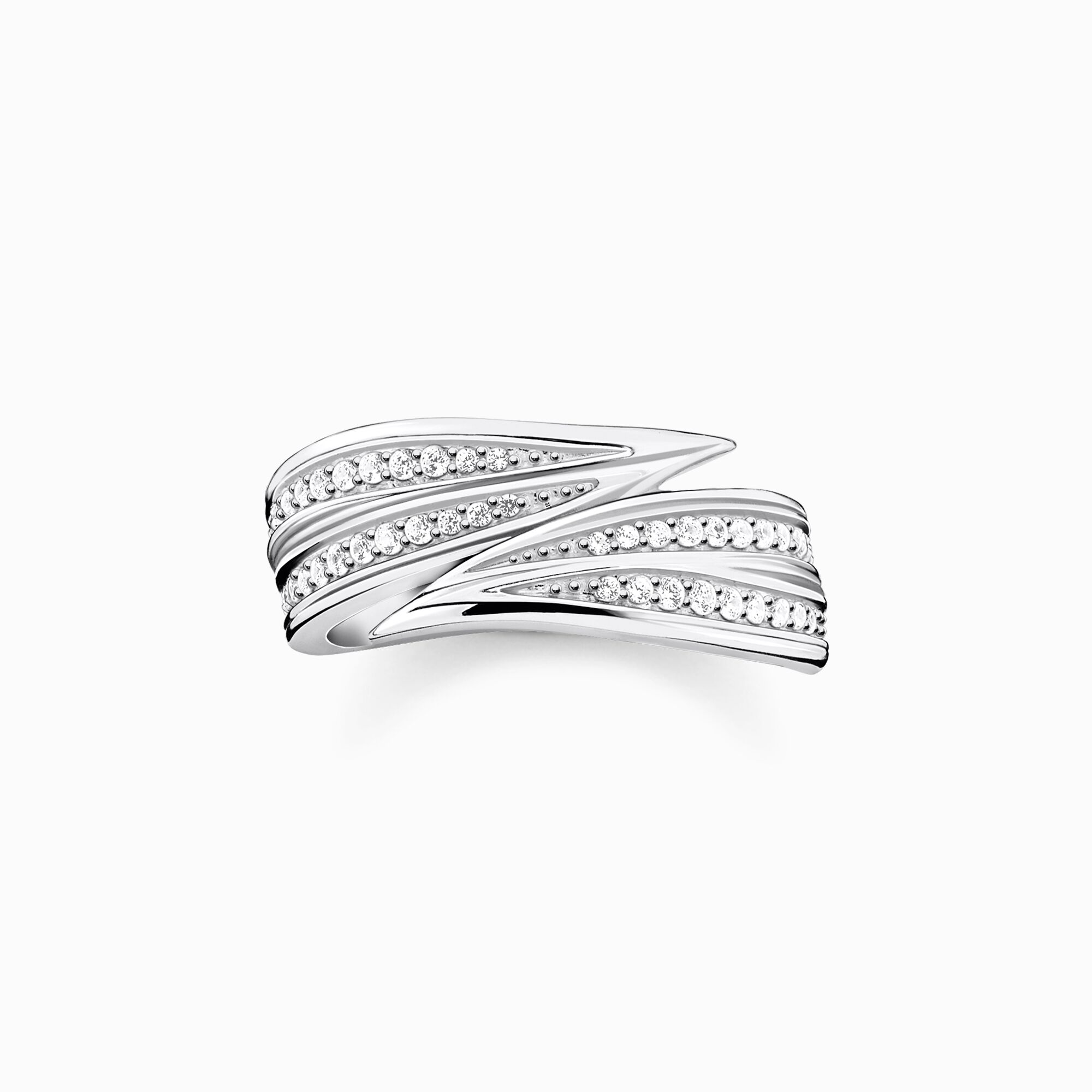 Ring leaves silver from the  collection in the THOMAS SABO online store