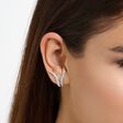 Clous d&#39;oreilles vague vec pierres de la collection  dans la boutique en ligne de THOMAS SABO