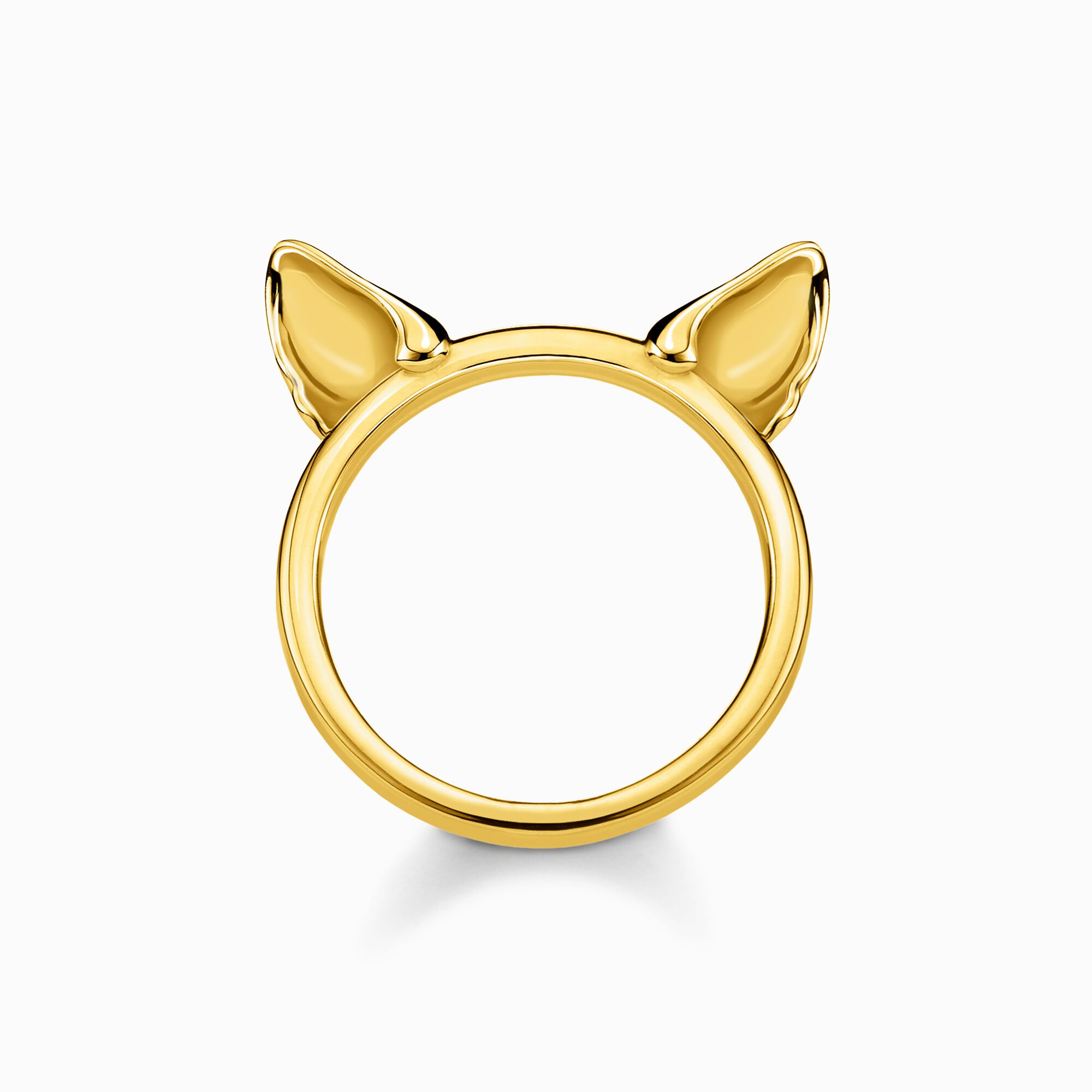 Ring cat&rsquo;s ears, gold from the  collection in the THOMAS SABO online store