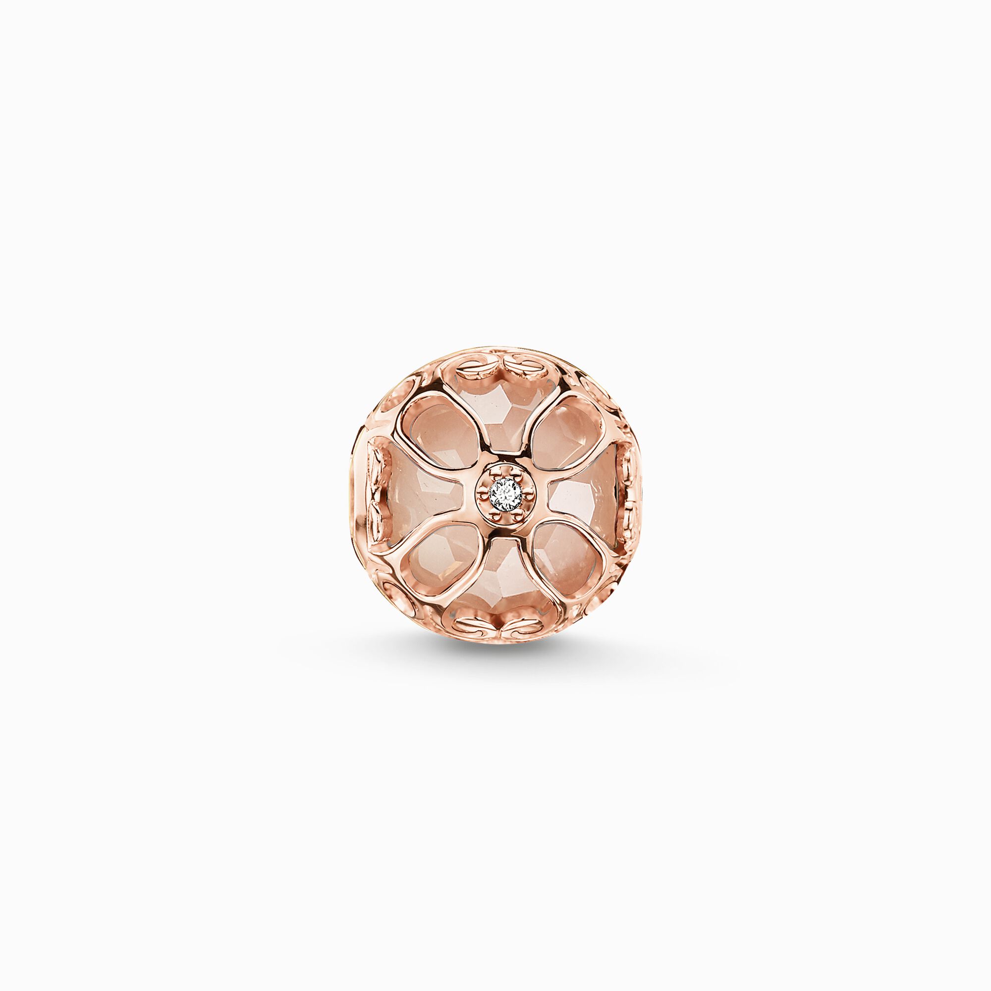 Bead pink lotus flower from the Karma Beads collection in the THOMAS SABO online store