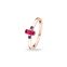 Ring stone baguette cut, red from the  collection in the THOMAS SABO online store
