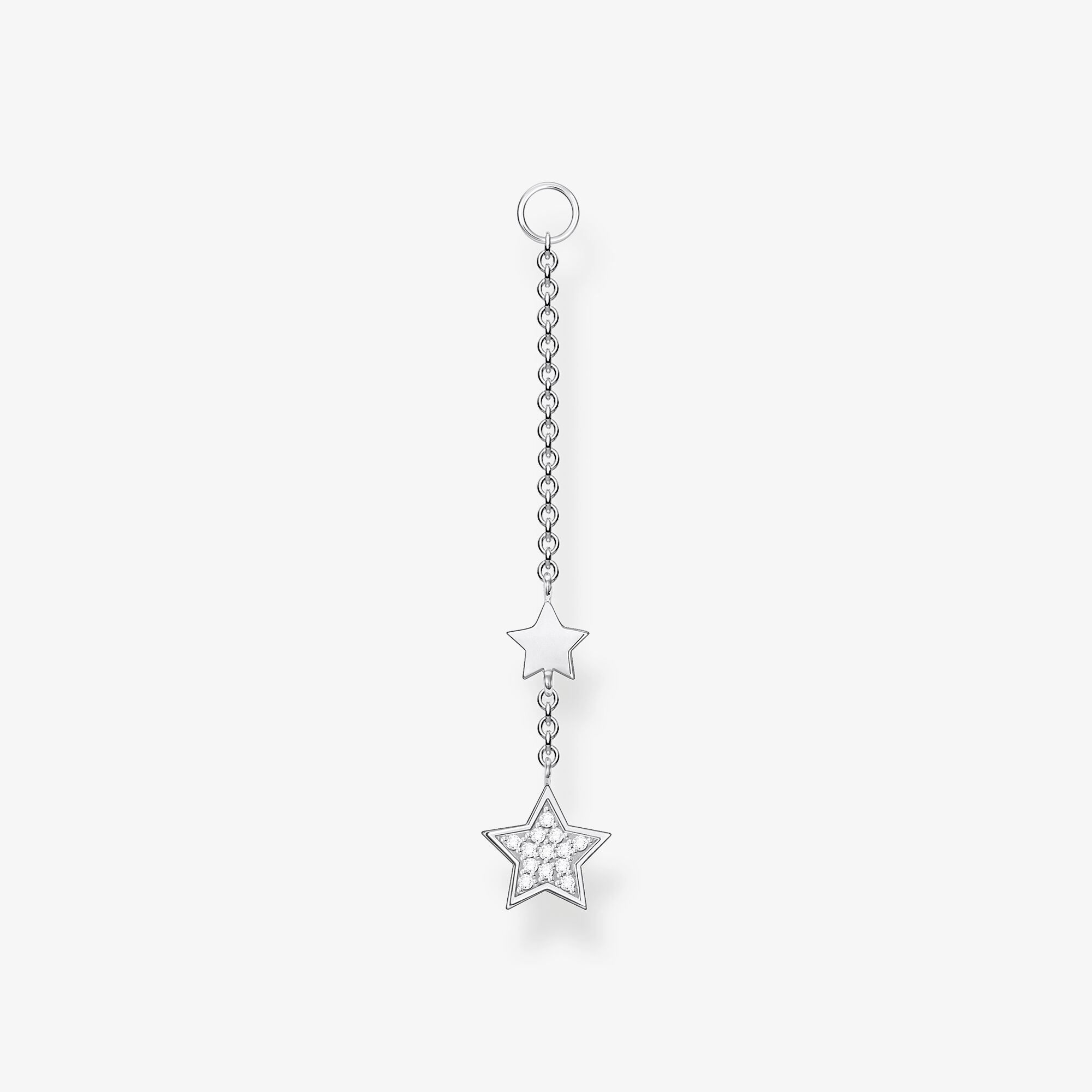 THOMAS SABO Pendentif pour boucle d'oreille unique étoiles argent Argent sterling, Taille: one size, pour femme