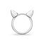 Ring cat&rsquo;s ears, silver from the  collection in the THOMAS SABO online store