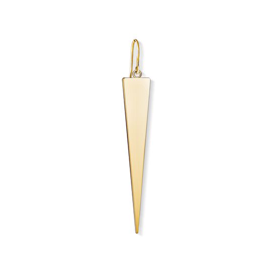Earring golden triangle from the Charm Club collection in the THOMAS SABO online store
