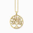 Pendant golden Tree of Love from the  collection in the THOMAS SABO online store