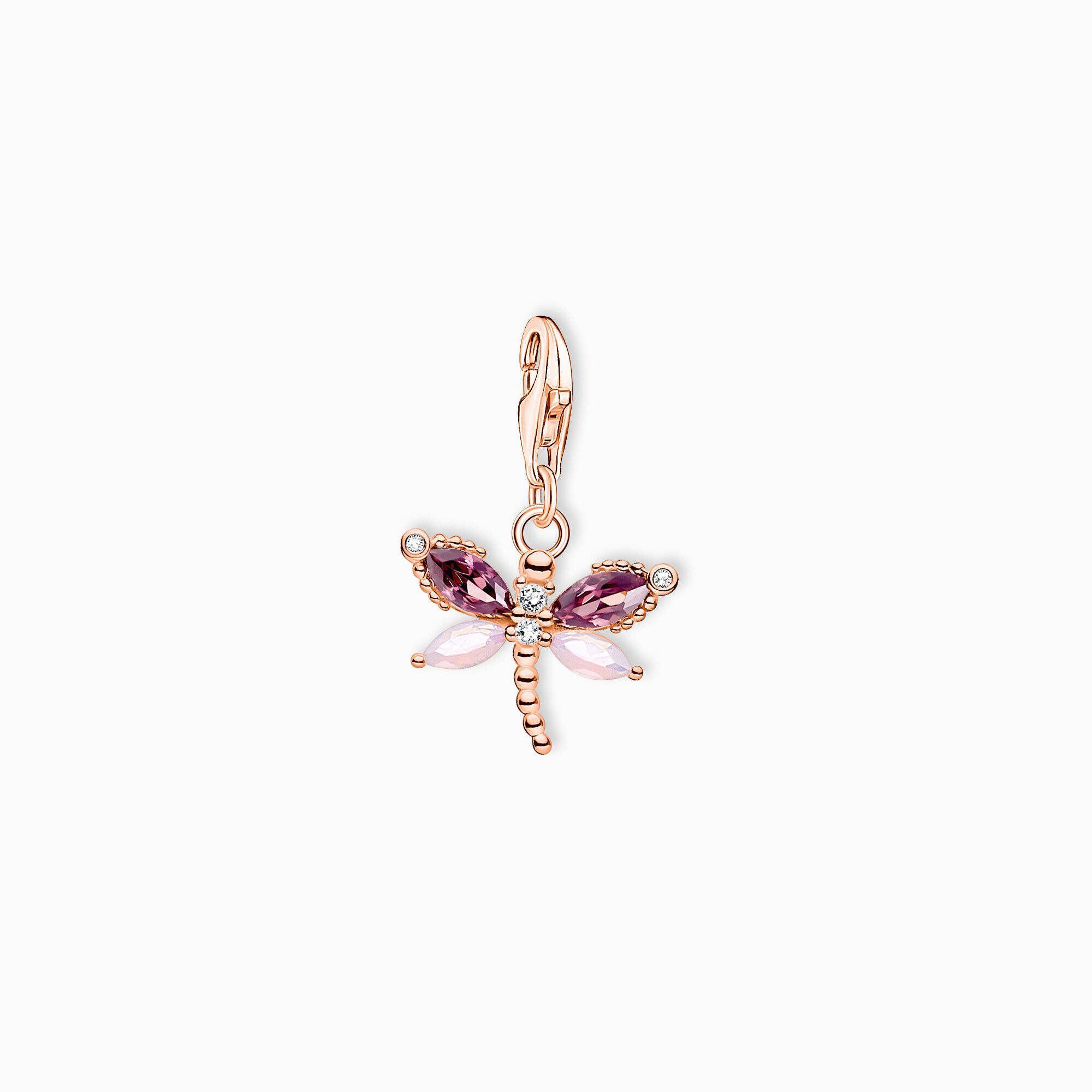 Charm pendant dragonfly rose gold from the Charm Club collection in the THOMAS SABO online store