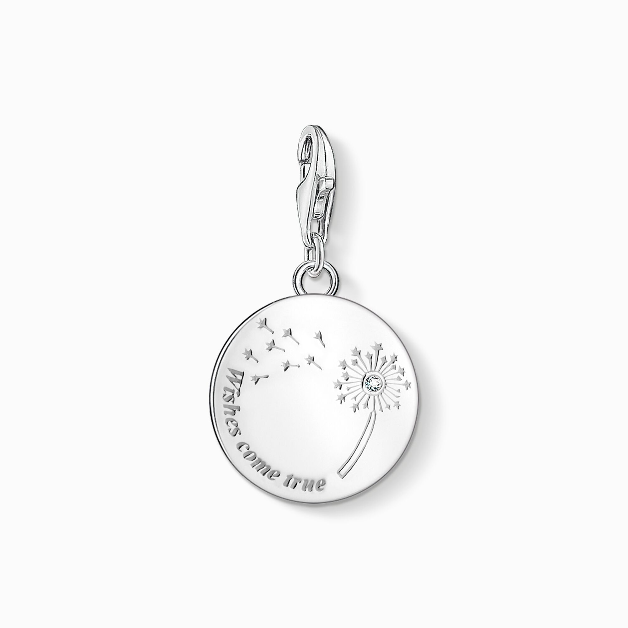 Charm pendant dandelion wishes come true from the Charm Club collection in the THOMAS SABO online store