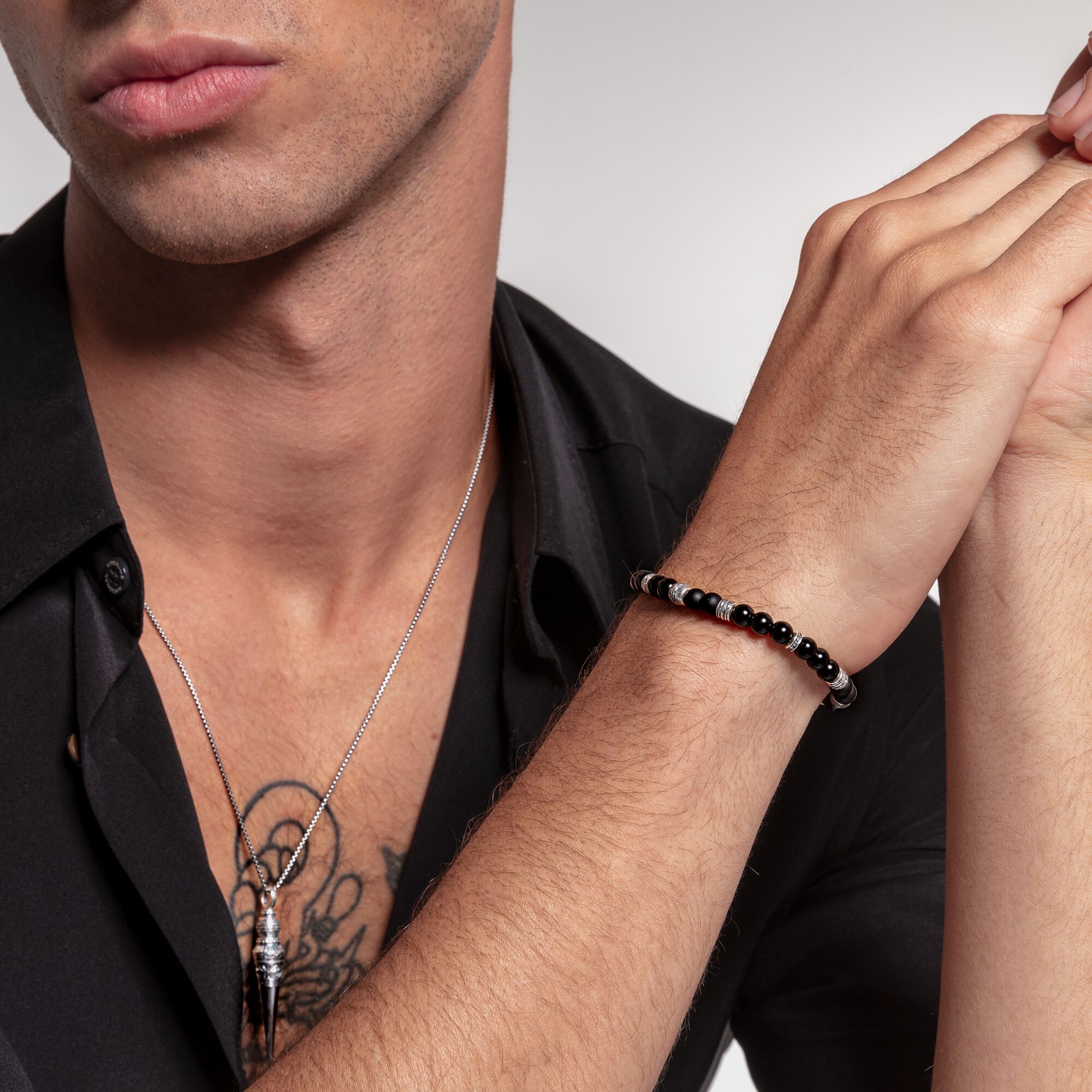 Bracelet talisman noir TS Jewellery THOMAS SABO