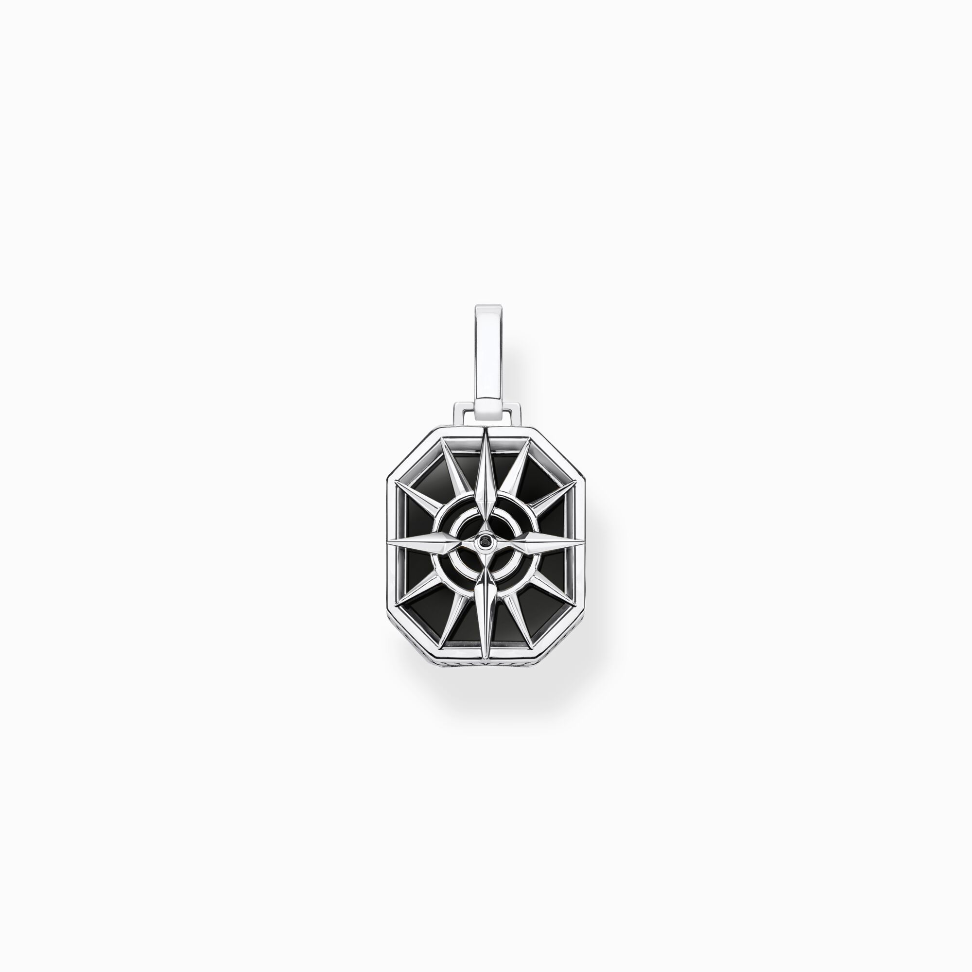 Pendant compass star black from the  collection in the THOMAS SABO online store