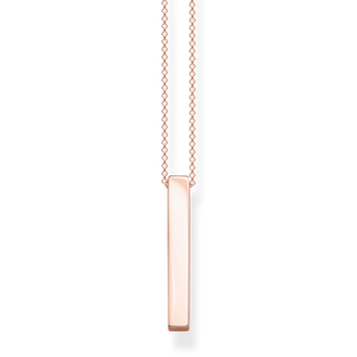 Necklace rose-gold cuboid from the  collection in the THOMAS SABO online store