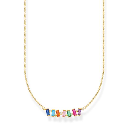Necklace colourful stones, gold from the Charming Collection collection in the THOMAS SABO online store
