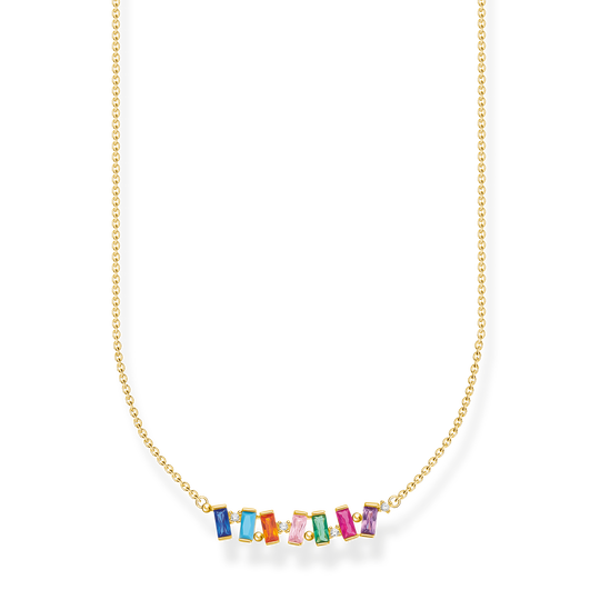 Kette bunte Steine gold aus der Charming Collection Kollektion im Online Shop von THOMAS SABO