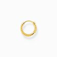 Single hoop earring rope gold from the Charming Collection collection in the THOMAS SABO online store