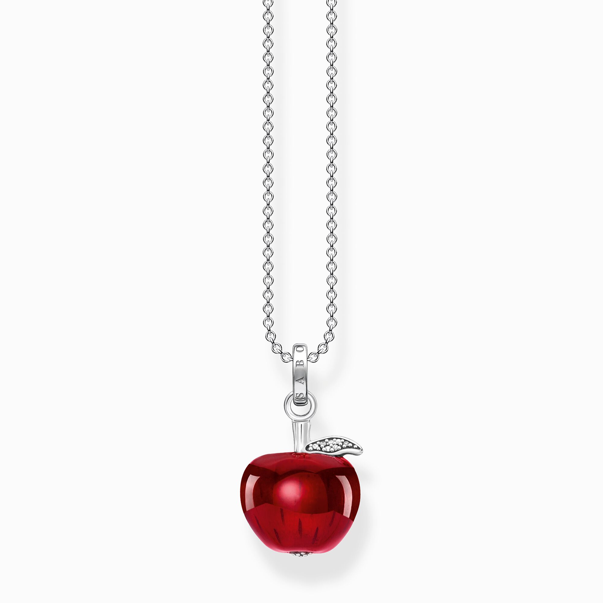 Halskette für Damen mit Apfel in Rot – THOMAS SABO