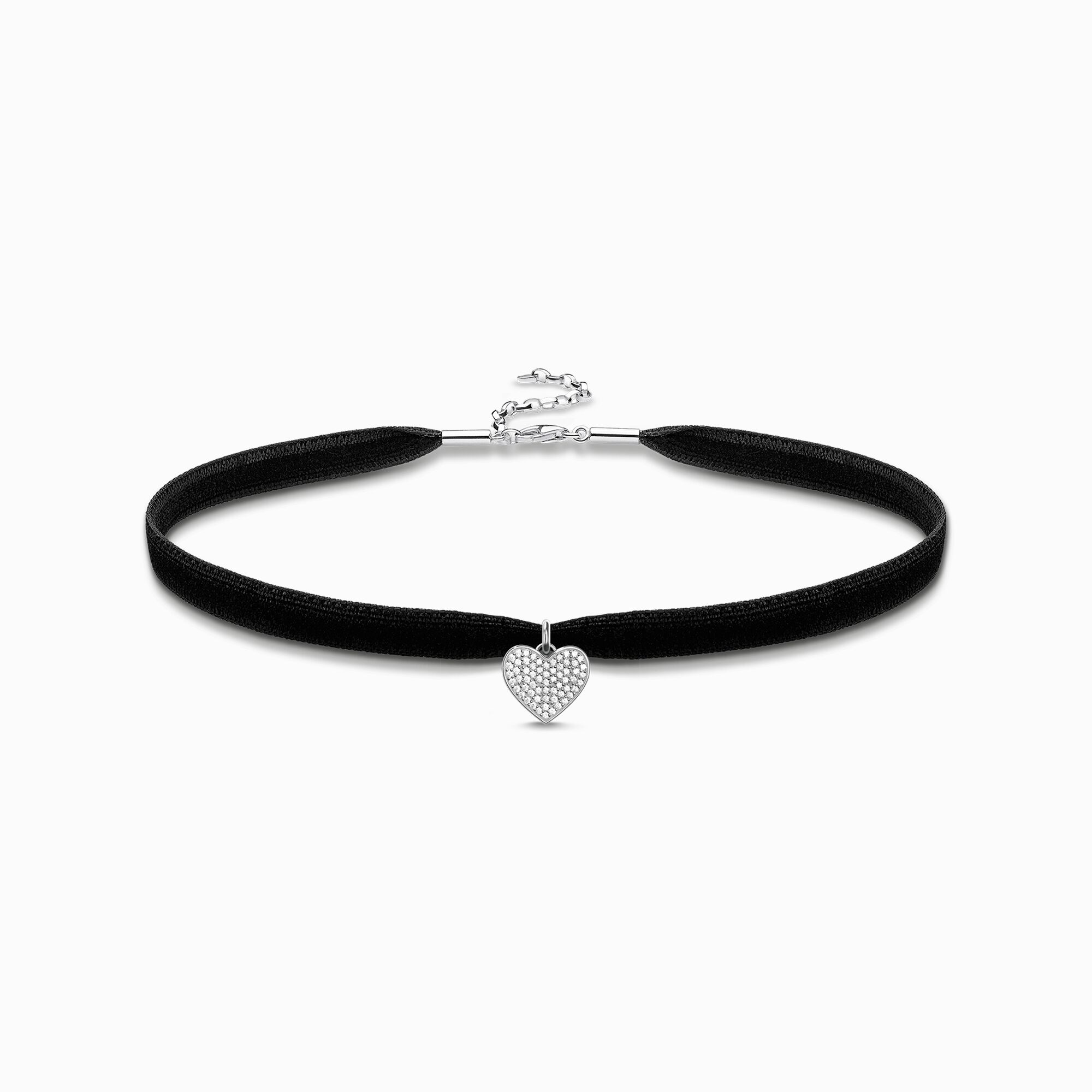 Choker heart pav&eacute; from the  collection in the THOMAS SABO online store