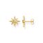 Ear studs star gold from the  collection in the THOMAS SABO online store