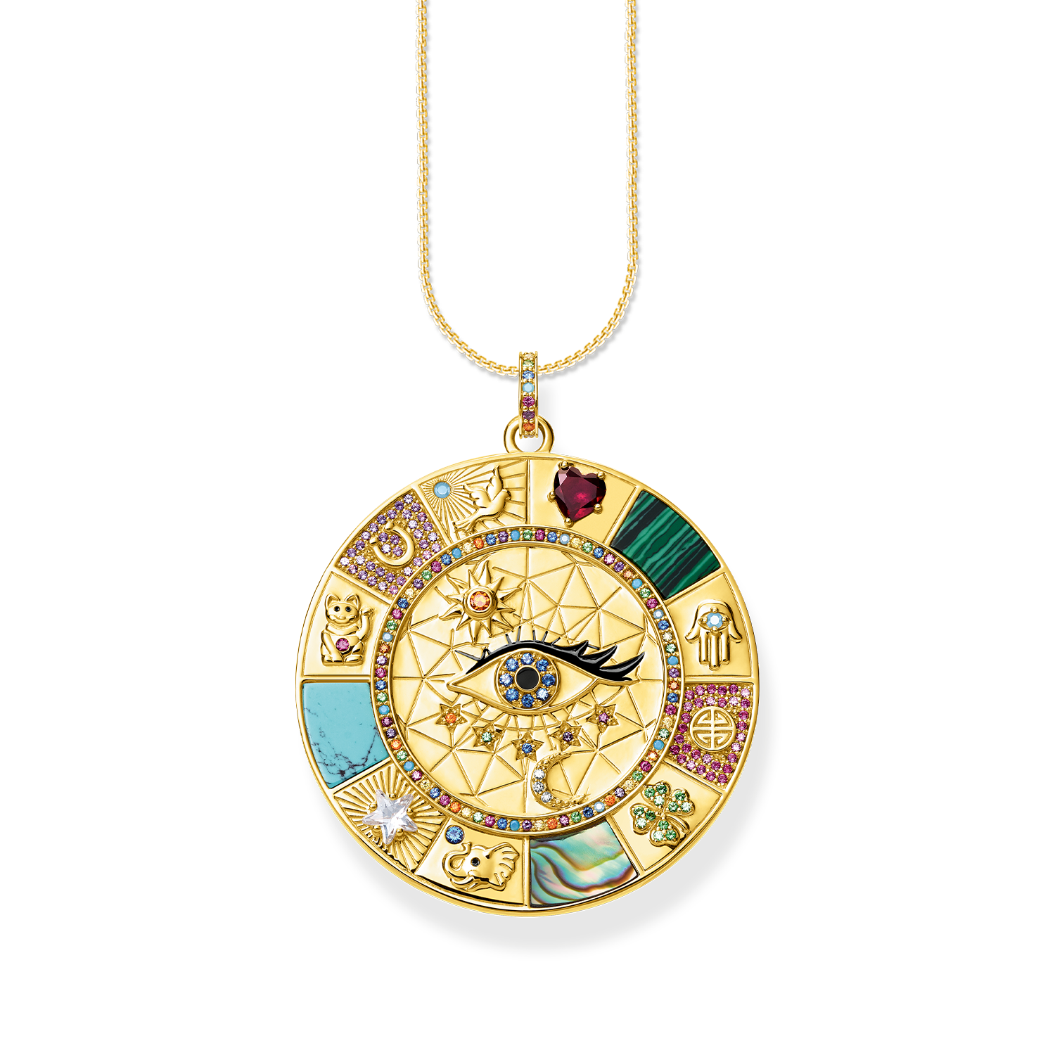 Thomas Sabo Set Kette mit Glückssymbole gold LOOK19-11-009