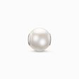 Bead perle blanche, grande de la collection Karma Beads dans la boutique en ligne de THOMAS SABO
