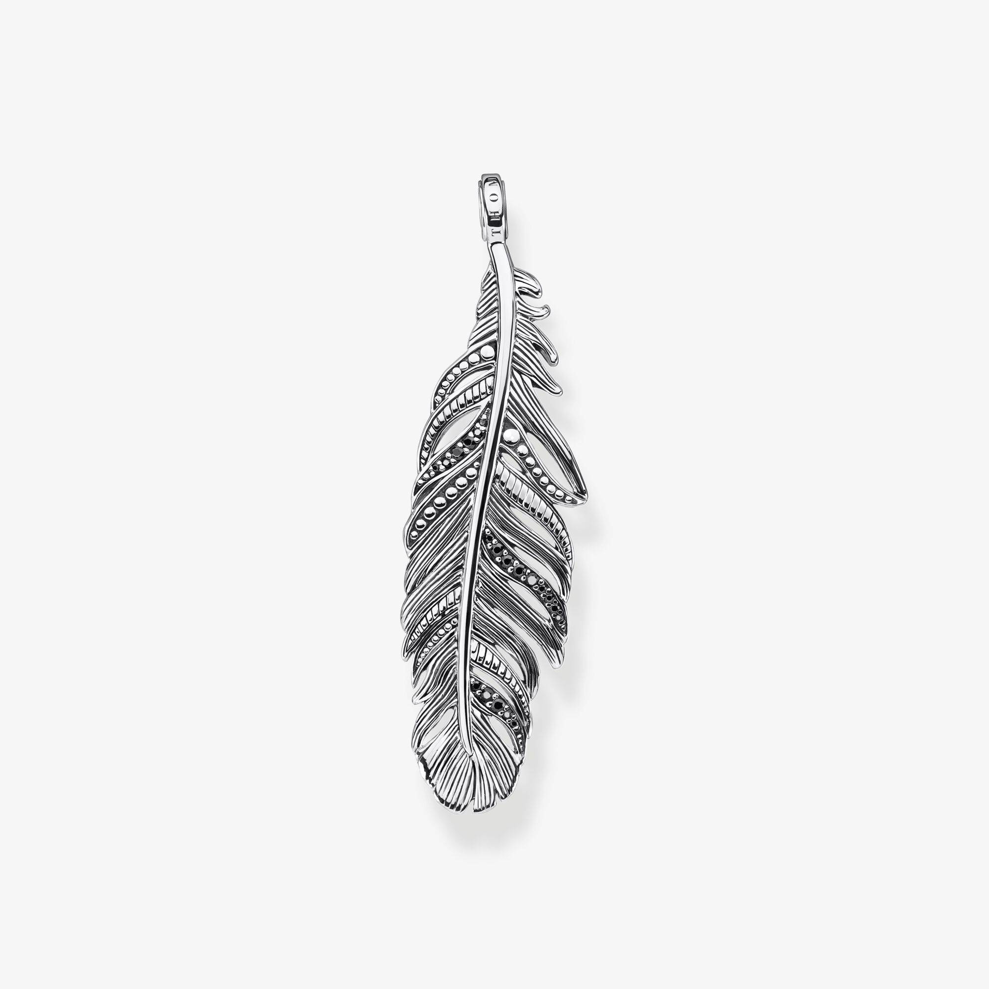 THOMAS SABO Pendentif plume, Argent sterling, Taille: one size, Unisex