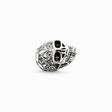 Bead skull with lily from the Karma Beads collection in the THOMAS SABO online store