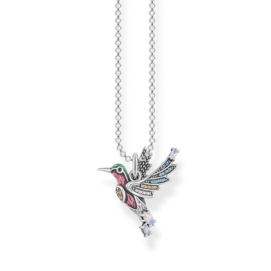 Kette bunter Kolibri silber aus der  Kollektion im Online Shop von THOMAS SABO