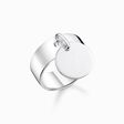 Ring with disc silver from the  collection in the THOMAS SABO online store