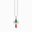 Necklace cross with colourful stones silver from the  collection in the THOMAS SABO online store