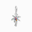 Charm pendant colourful palm tree silver from the Charm Club collection in the THOMAS SABO online store
