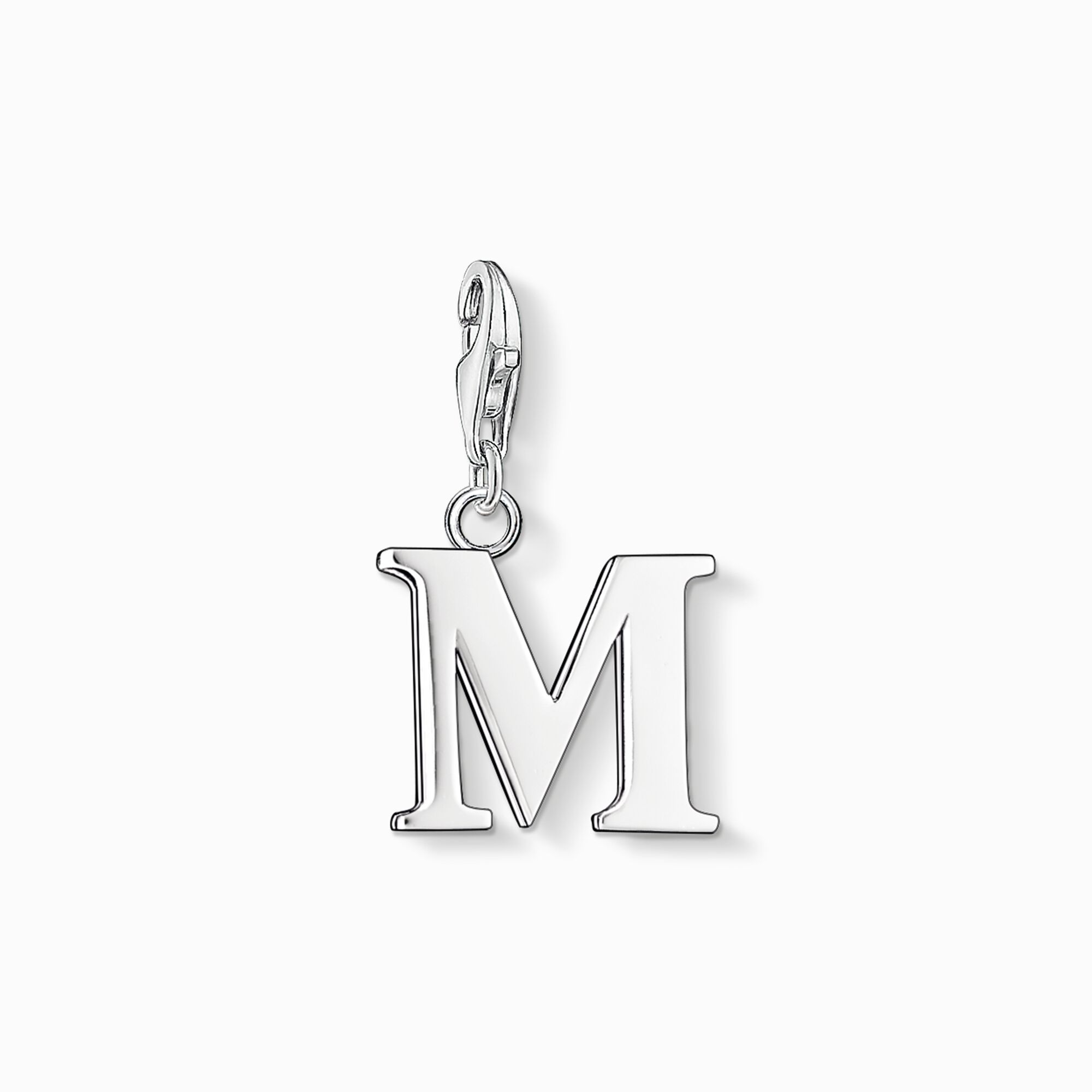 Charm pendant letter M from the Charm Club collection in the THOMAS SABO online store