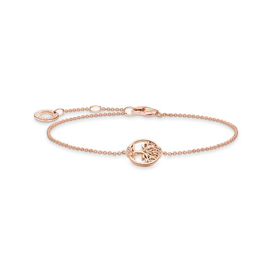 Bracelet Tree of Love with white stones rosegold from the Charming Collection collection in the THOMAS SABO online store