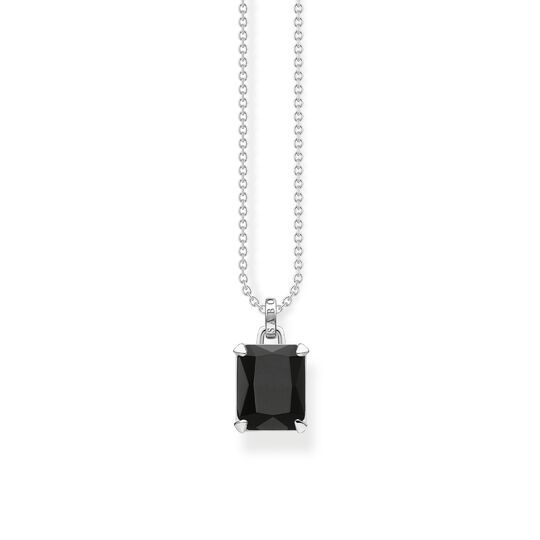 Necklace With Deep Black Onyx Pendant Thomas Sabo