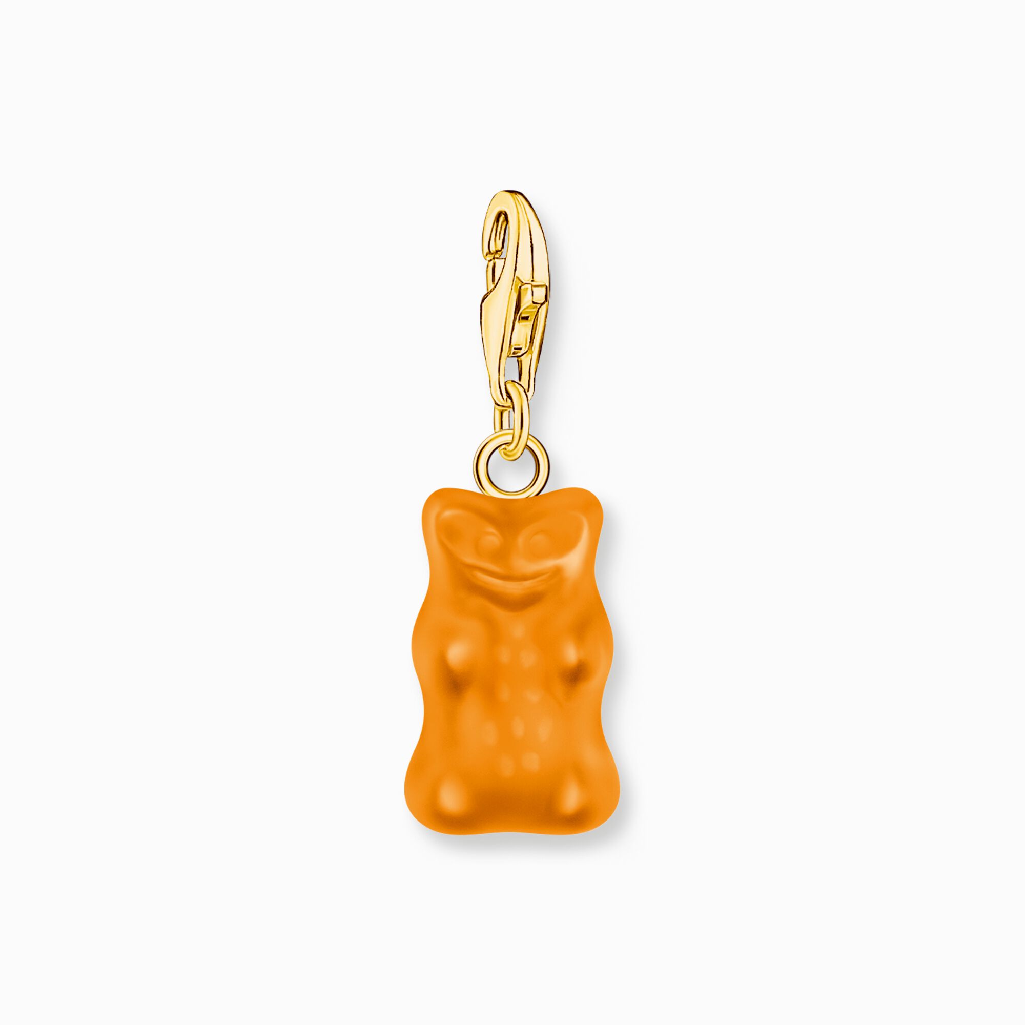 Charm de Osito de Oro naranja con ba&ntilde;o de oro de la colección Charm Club en la tienda online de THOMAS SABO