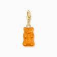 Charm-Goldb&auml;ren-Anh&auml;nger in Orange vergoldet aus der Charm Club Kollektion im Online Shop von THOMAS SABO
