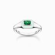 Ring mit gr&uuml;nem Stein Silber aus der Charming Collection Kollektion im Online Shop von THOMAS SABO