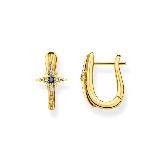 Aros Royalty estrella con piedras oro de la colección  en la tienda online de THOMAS SABO