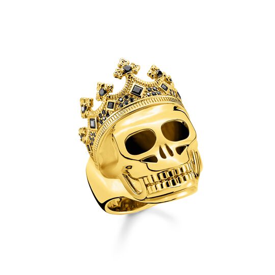 Ring skull king gold from the  collection in the THOMAS SABO online store
