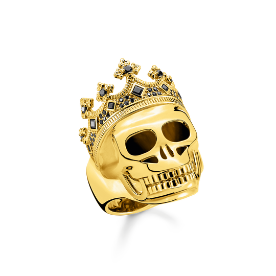 Ring skull king gold from the  collection in the THOMAS SABO online store