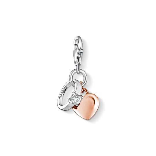 Charm pendant ring with heart from the Charm Club collection in the THOMAS SABO online store