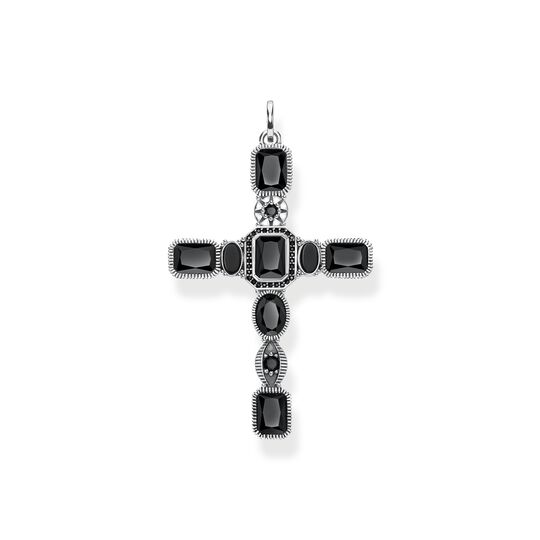 Pendentif croix pierres noires de la collection  dans la boutique en ligne de THOMAS SABO