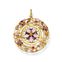 Pendant amulet flowers colourful stones gold from the  collection in the THOMAS SABO online store