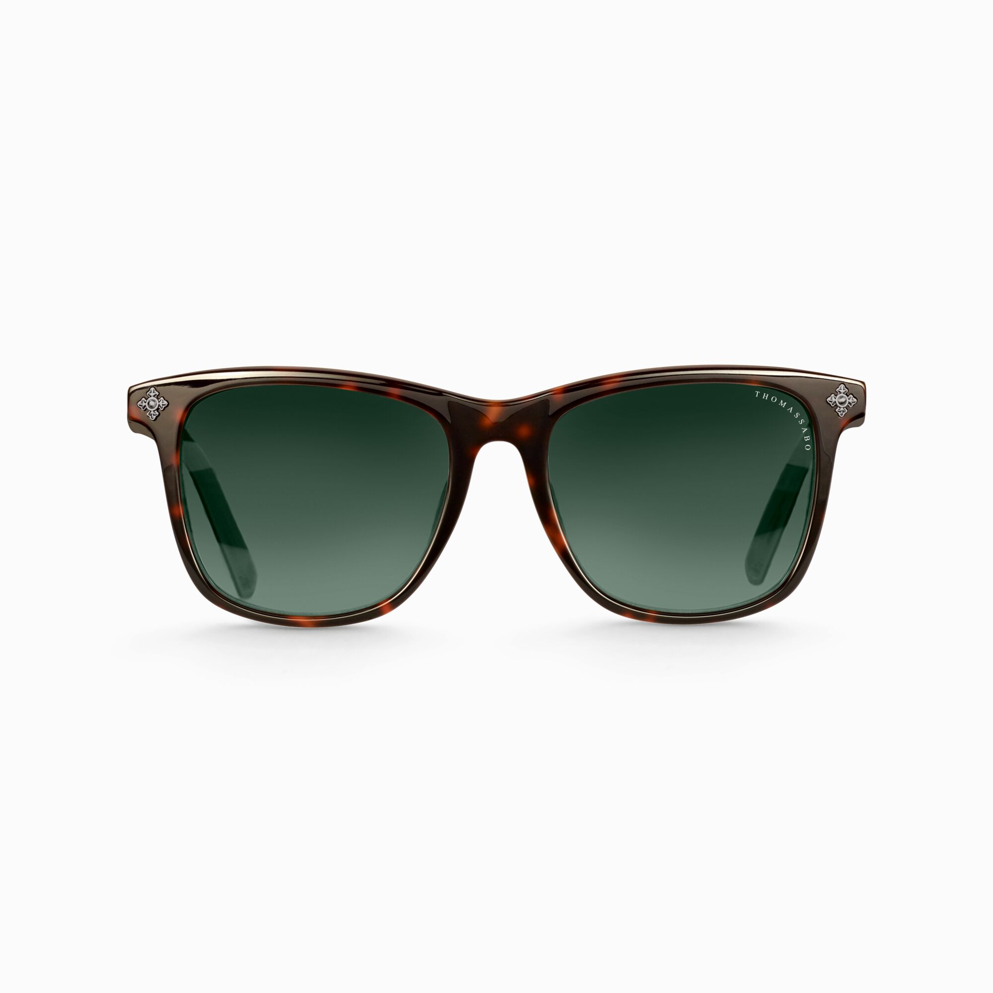 Sunglasses Marlon square cross Havana from the  collection in the THOMAS SABO online store