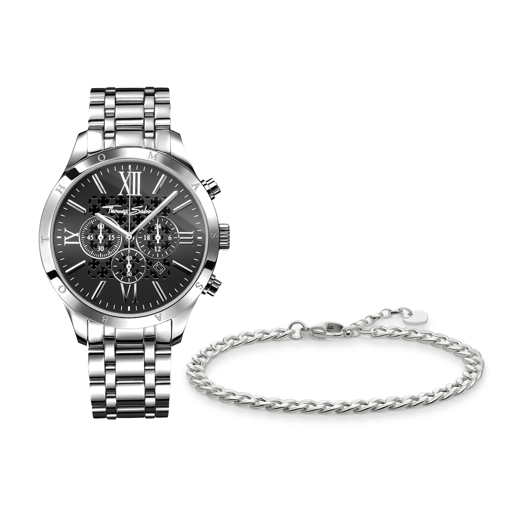 Jewellery set Rebel Urban silver from the  collection in the THOMAS SABO online store