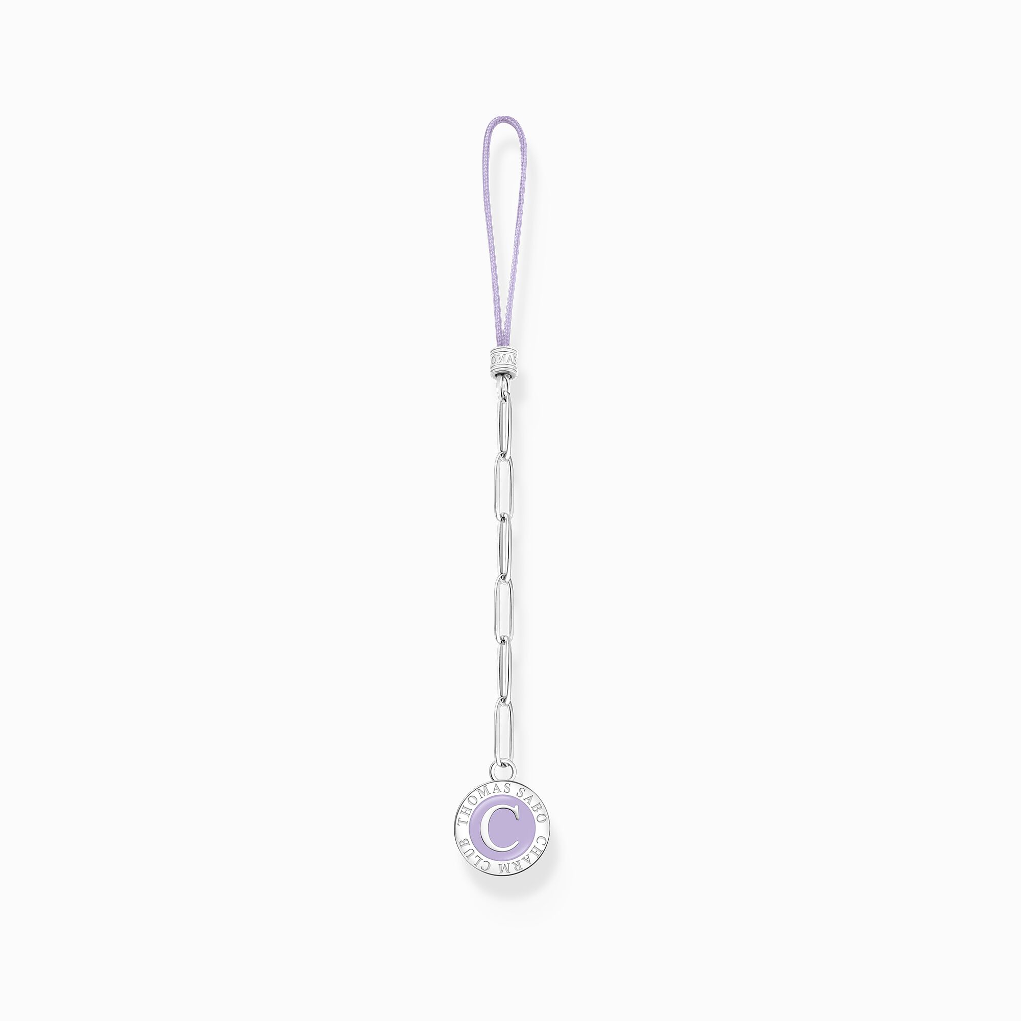 Silver Charm Club mobile chain short with Charmista Coin from the Charm Club collection in the THOMAS SABO online store