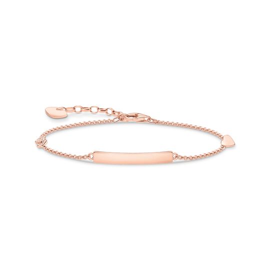 Bracelet classic with heart and infinity rose gold from the  collection in the THOMAS SABO online store